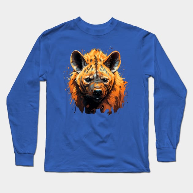 hyena Long Sleeve T-Shirt by piratesnow